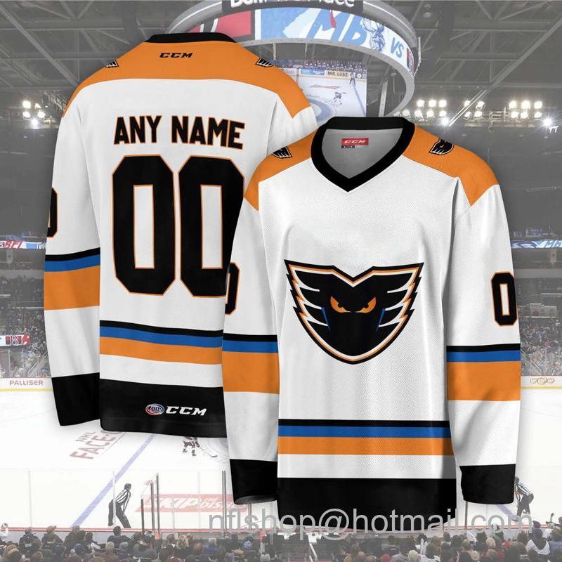 Lehigh Valley Phantoms Custom White CCM Hockey Stitched Jersey