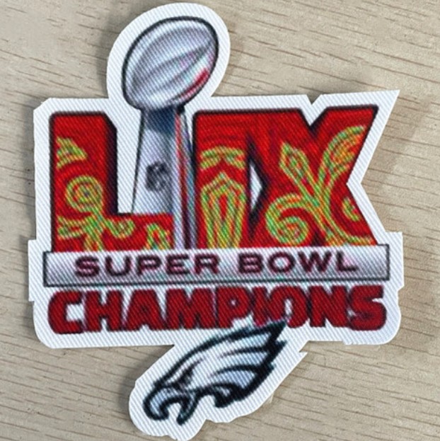 2025 Super Bowl LIX Champions Philadelphia Eagles Logo Jersey Patch