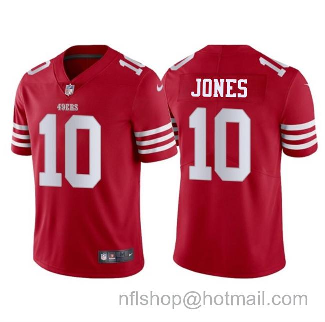 Youth San Francisco 49ers #10 Mac Jones Red 2025 Vapor Untouchable Limited Stitched Football Jersey