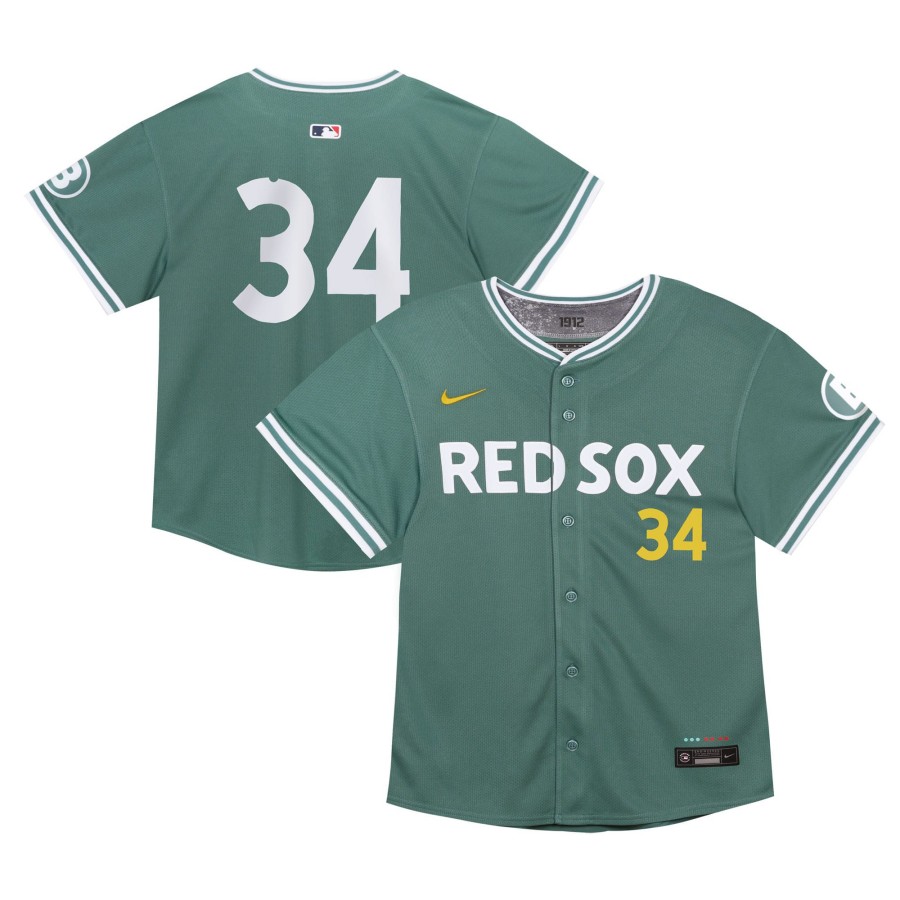 Toddler Boston Red Sox #34 David Ortiz Nike 2025 City Connect Limited Retired Player Jersey - Green