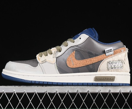 AIR JORDAN 1 LOW ASHEN SLATE/MYSTIC NAVY/WHITE 553558-414