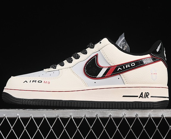 AIR FORCE 1 07 LOW BLACK/GREY/BEIGE XS1958-609