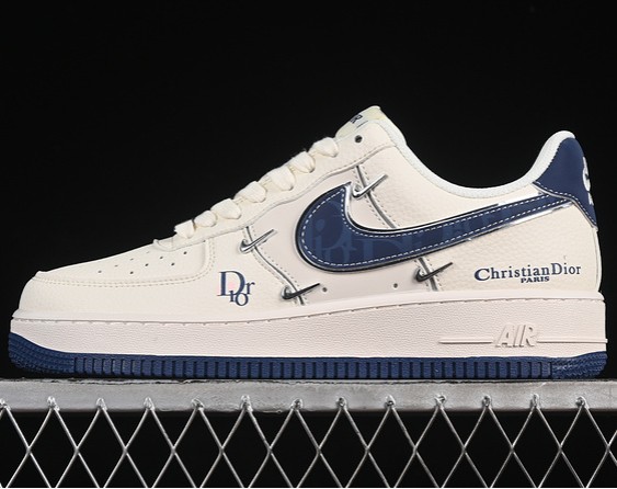 Nike Air Force 1 Low '07 LV8 x Dior Cream Blue XS2869-001 Sneakers