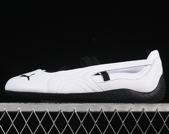 Women's Puma Speedcat Ballet LTH White/Black 403587-01 Shoes