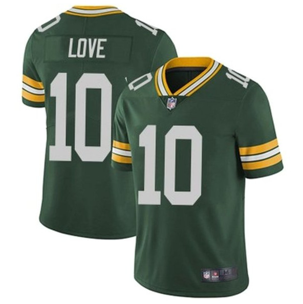 Toddlers Green Bay Packers #10 Jordan Love Green Vapor Untouchable Limited Stitched Jersey
