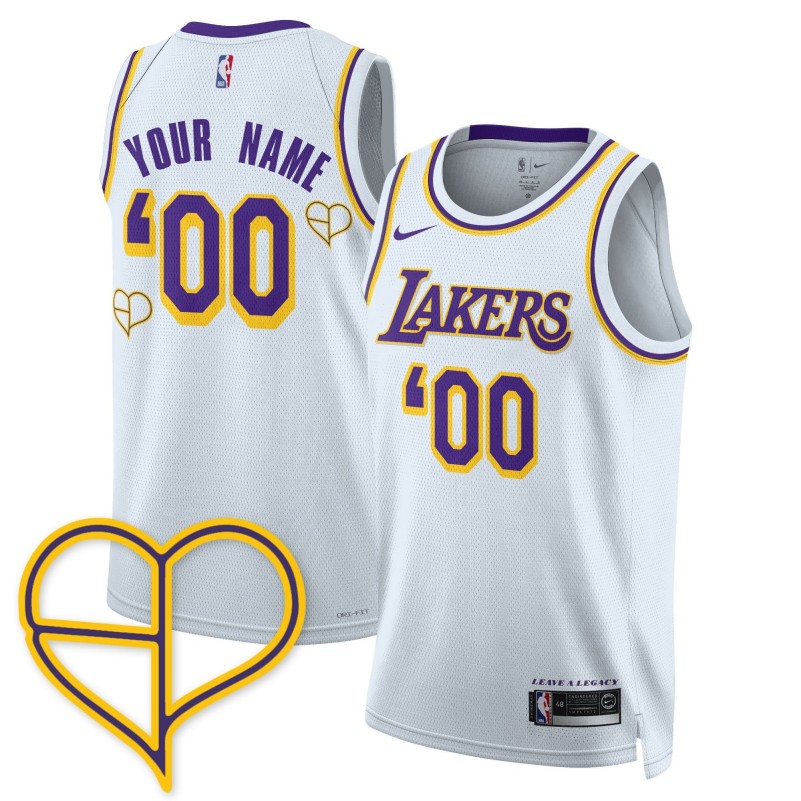 Los Angeles Lakers x BLACKPINK Custom White Association Edition 2025 Limited Stitched Jersey