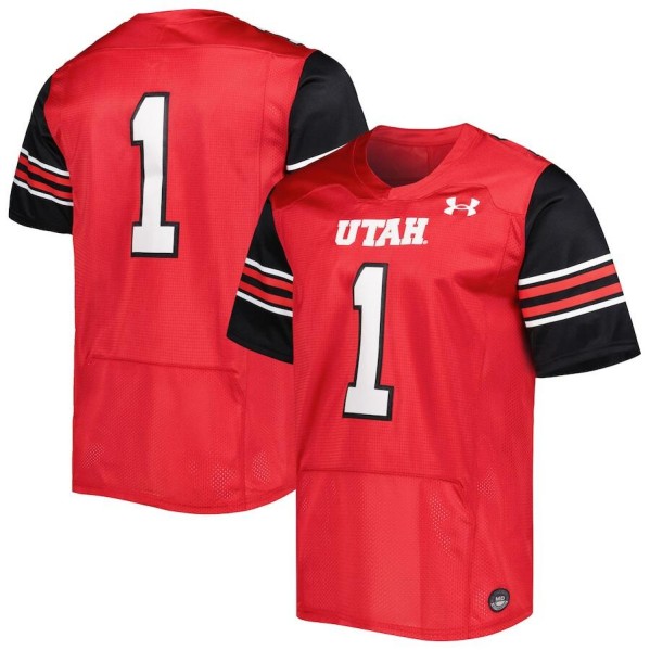 Utah Utes Custom Player Name Number Red Limited Stitched Football Jersey